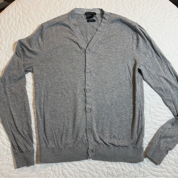 Armani Exchange cotton cashmere cardigan size L - Picture 2 of 11